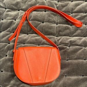 Vince Orange Crossbody Bag